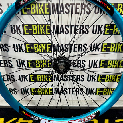 MTX Bolt Thru Front Wheel 26” 110x20mm Blue