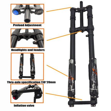 KKE Front Forks 20x110mm Axle