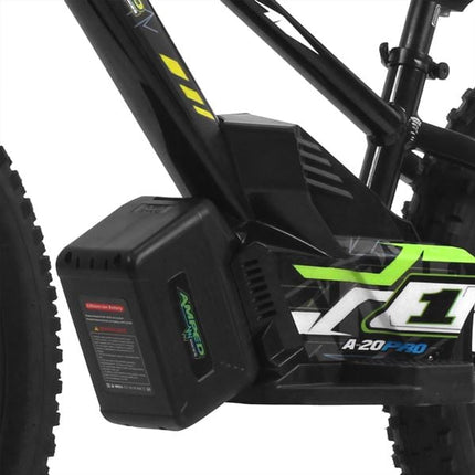 Amped A20 Pro Kids Electric Balance Bike Black