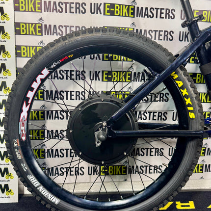 EBM Custom Wheelie Machine Blue