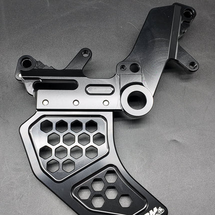 Surron Ultra Bee Footbrake Setup With Dual Calliper Disc Guard