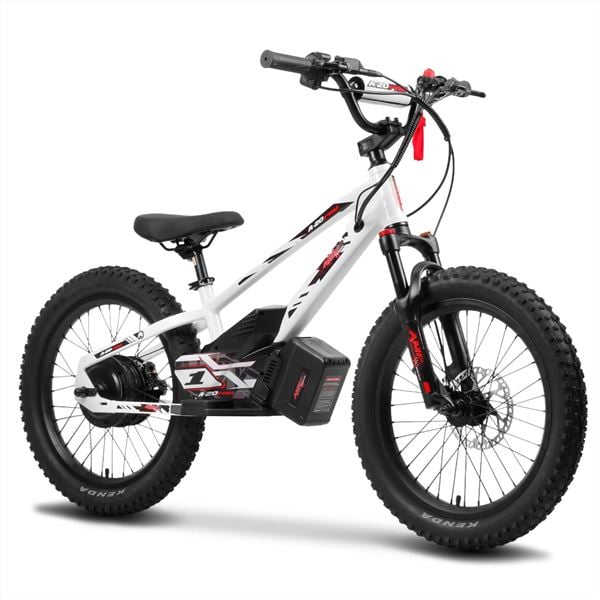 Amped A20 Pro Kids Electric Balance Bike White