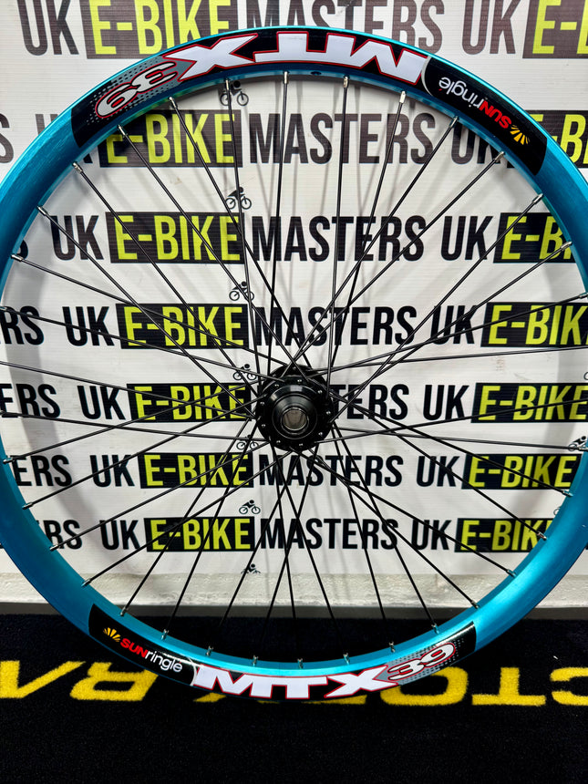 MTX Bolt Thru Front Wheel 27.5” 110x20mm Blue