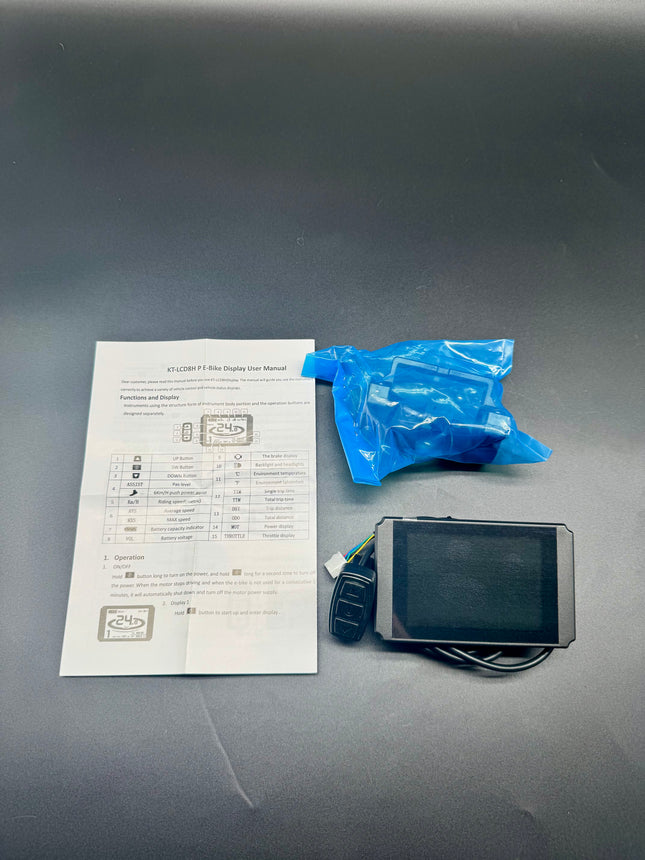 KT LCD8H Display Unit For KT Controllers Only