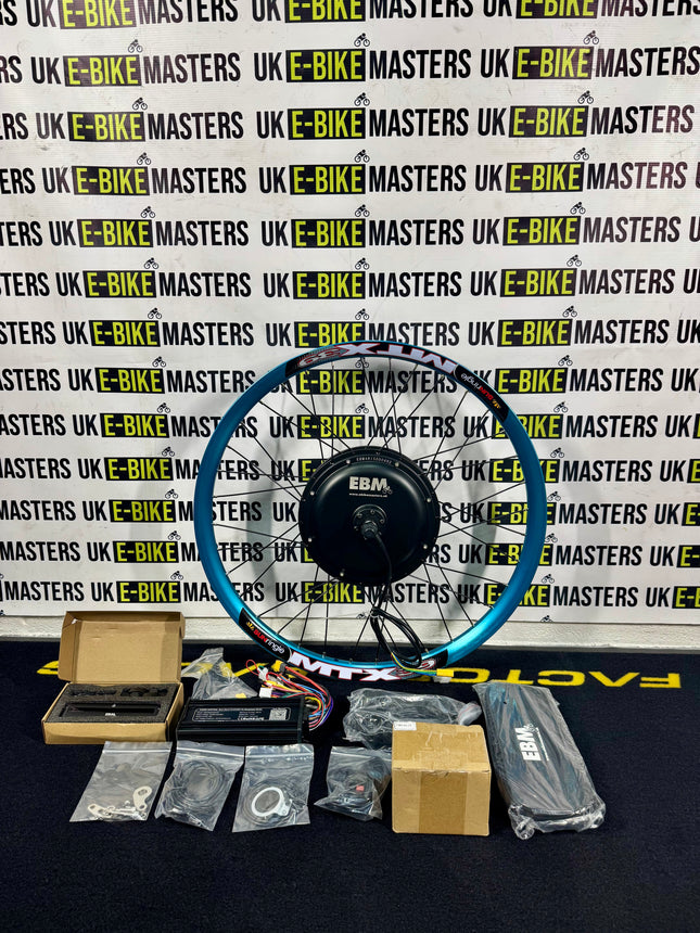 27.5” 2000W MTX Rear Wheel Conversion Kit Blue