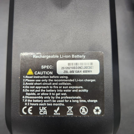36V 13AH Hailong Battery