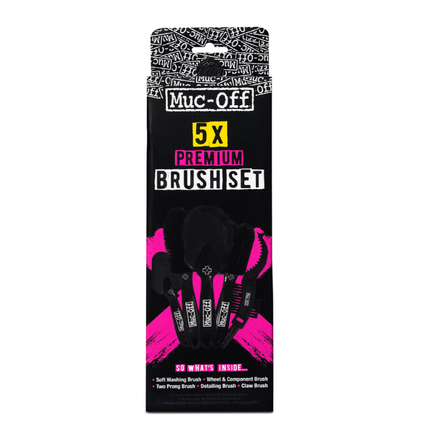 Muc-Off 5x Premium Brush Set