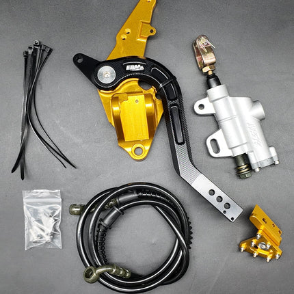 Surron Ultra Bee Footbrake Setup With Dual Calliper Disc Guard