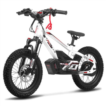 Amped A16 Pro Kids Electric Balance Bike White