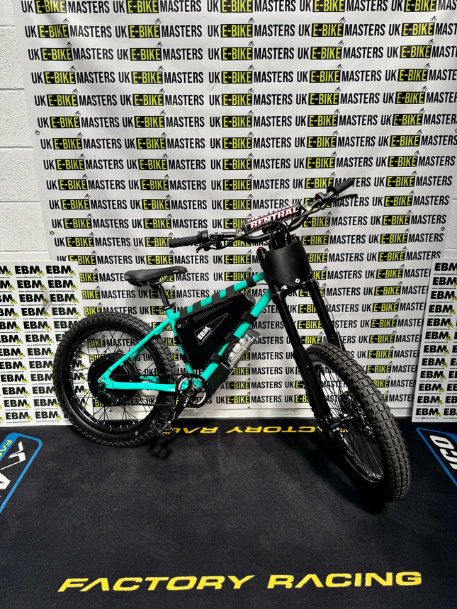 EBM Custom Wheelie Machine Teal