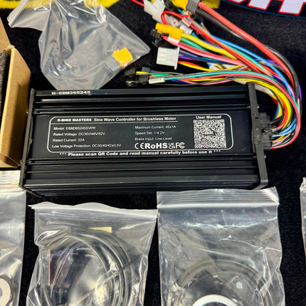 27.5” 2000W MTX Rear Wheel Conversion Kit Blue