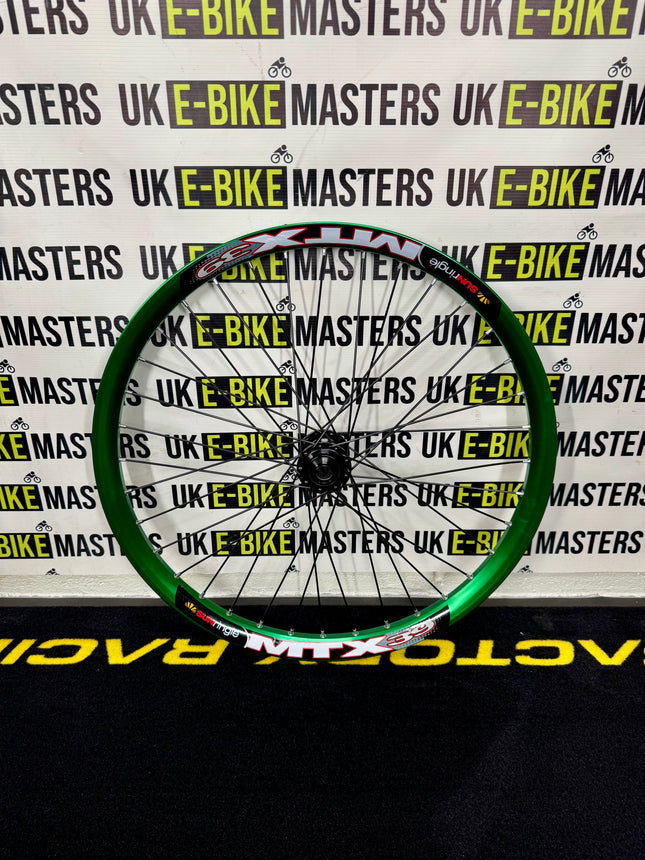 MTX Bolt Thru Front Wheel 27.5” 110x20mm Green