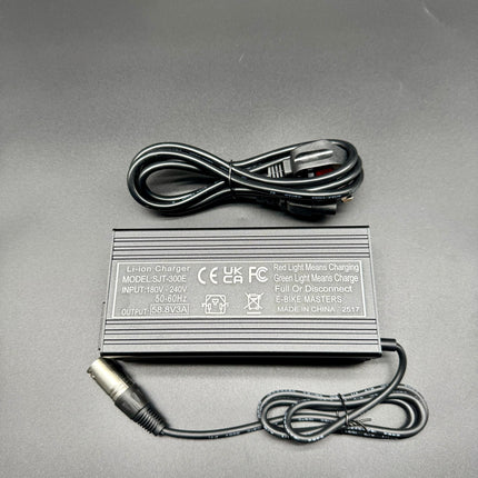 52V 3A XLR Head 3 Pin Charger 58.8V