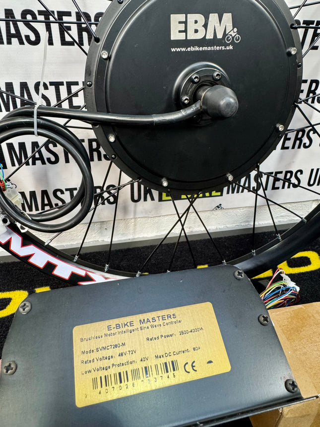 24-29" 3000W Single Speed Freewheel Conversion Kit For Electric Bike