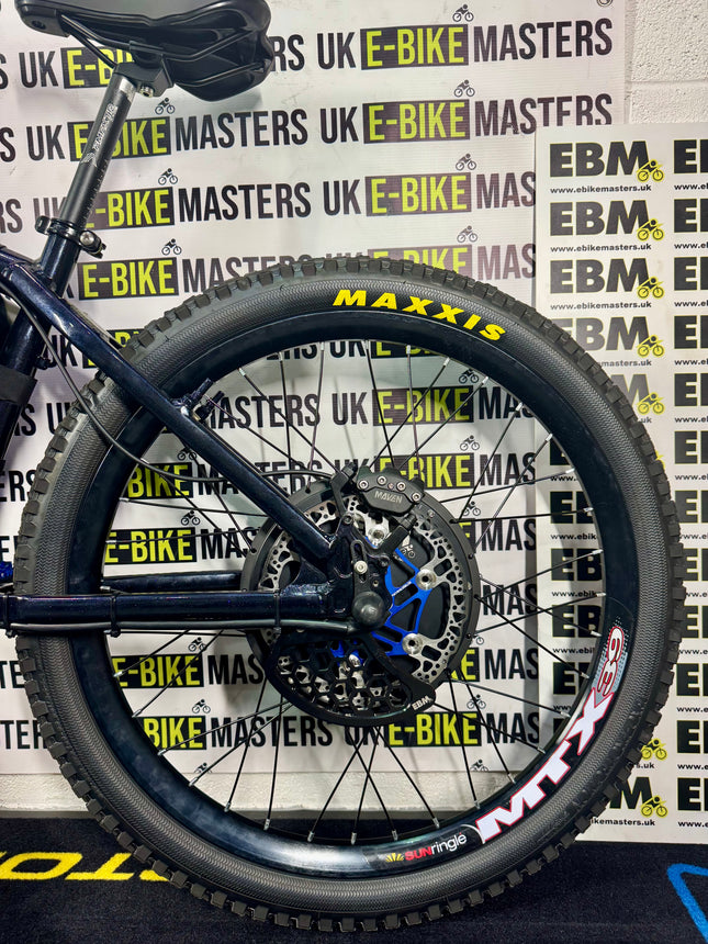 EBM Custom Wheelie Machine Blue