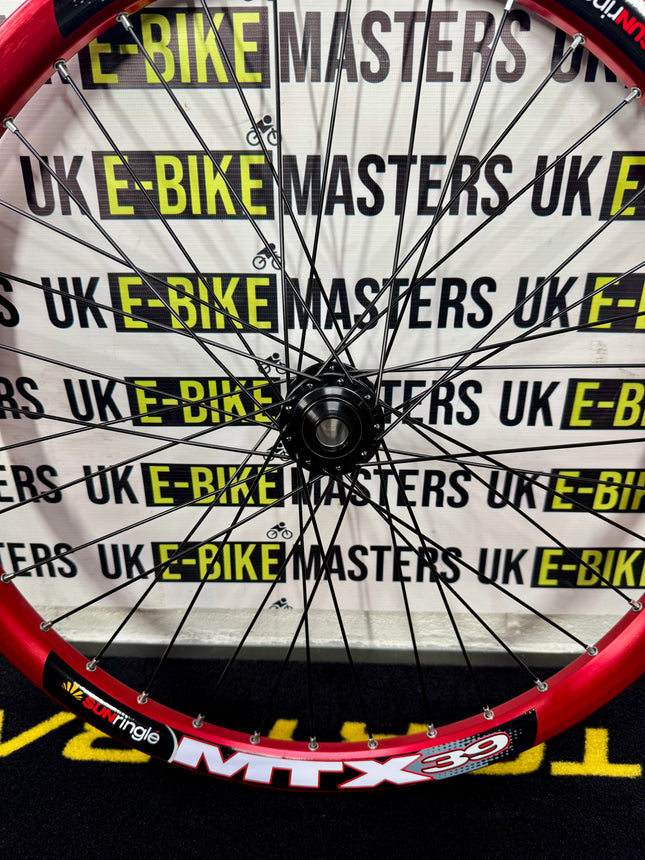 MTX Bolt Thru Front Wheel 27.5” 110x20mm Red