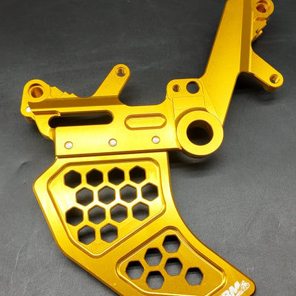 Surron Ultra Bee Footbrake Setup With Dual Calliper Disc Guard