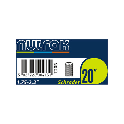 Nutrak 20"×1.75-2.2 Schrader Valve