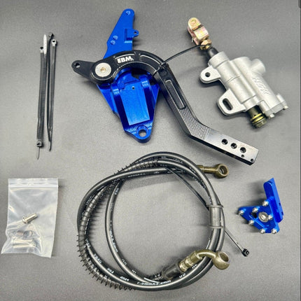 Surron Ultra Bee Footbrake Setup With Dual Calliper Disc Guard