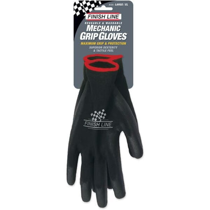 Finish Line Mechanic Grip Gloves - Small / Medium