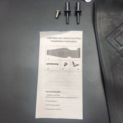 Surron LBX Light Bee Rubber Shock Mud Flap