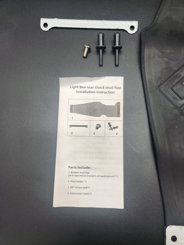 Surron LBX Light Bee Rubber Shock Mud Flap